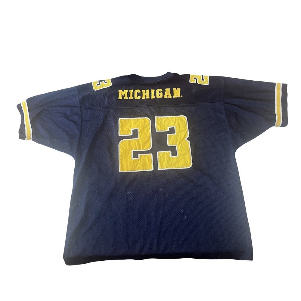 VTG University of Michigan Men's Size XL Jersey #23 Mesh Dark Blue Team Spirit - Picture 3 of 9